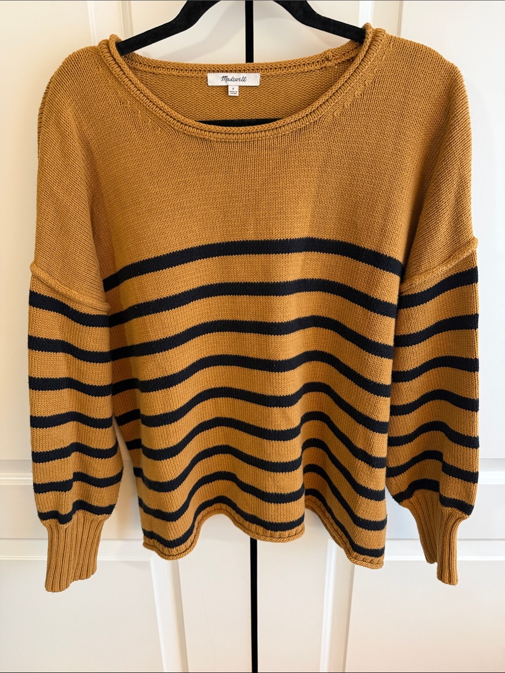 Madewell Women’s The Conway Sweater in Toffee Size Small